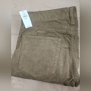 Brand New with Tags Corduroy Slim Pants 29x32 Tan